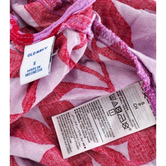 Old Navy Sm Shirt Summer Sleeveless Tank Top High-neck Lightweight Keyhole Back - Picture 7 of 8